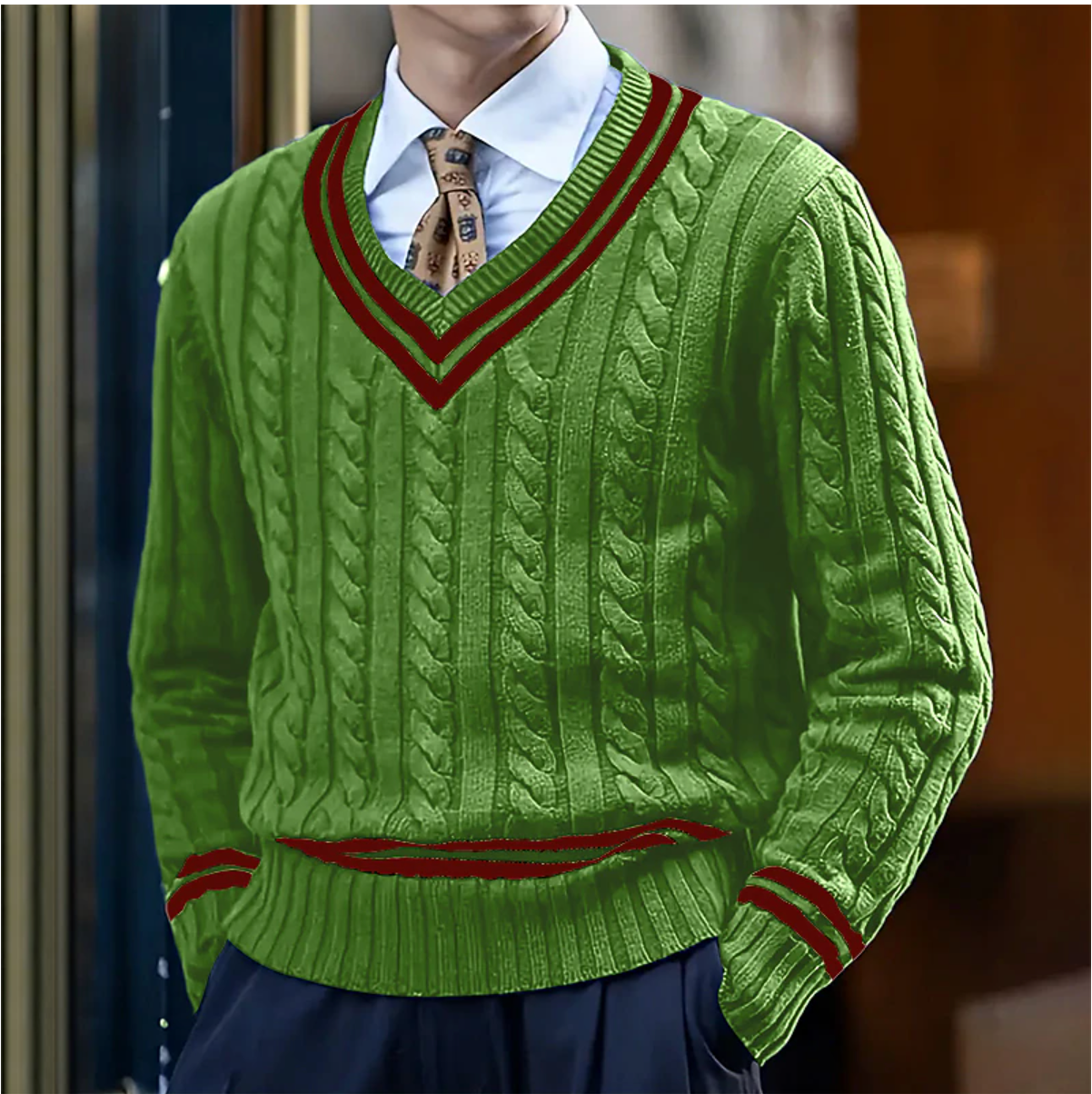 Giovanni - Elegante V-hals Trui