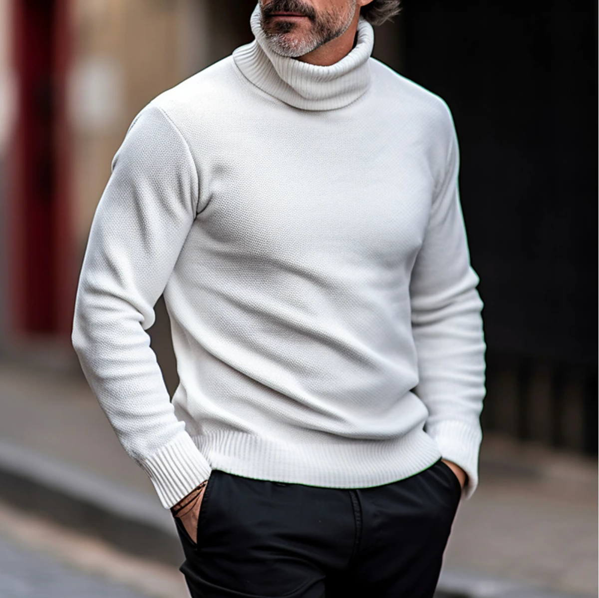Luca - Stijlvolle Roll-Neck Coltrui