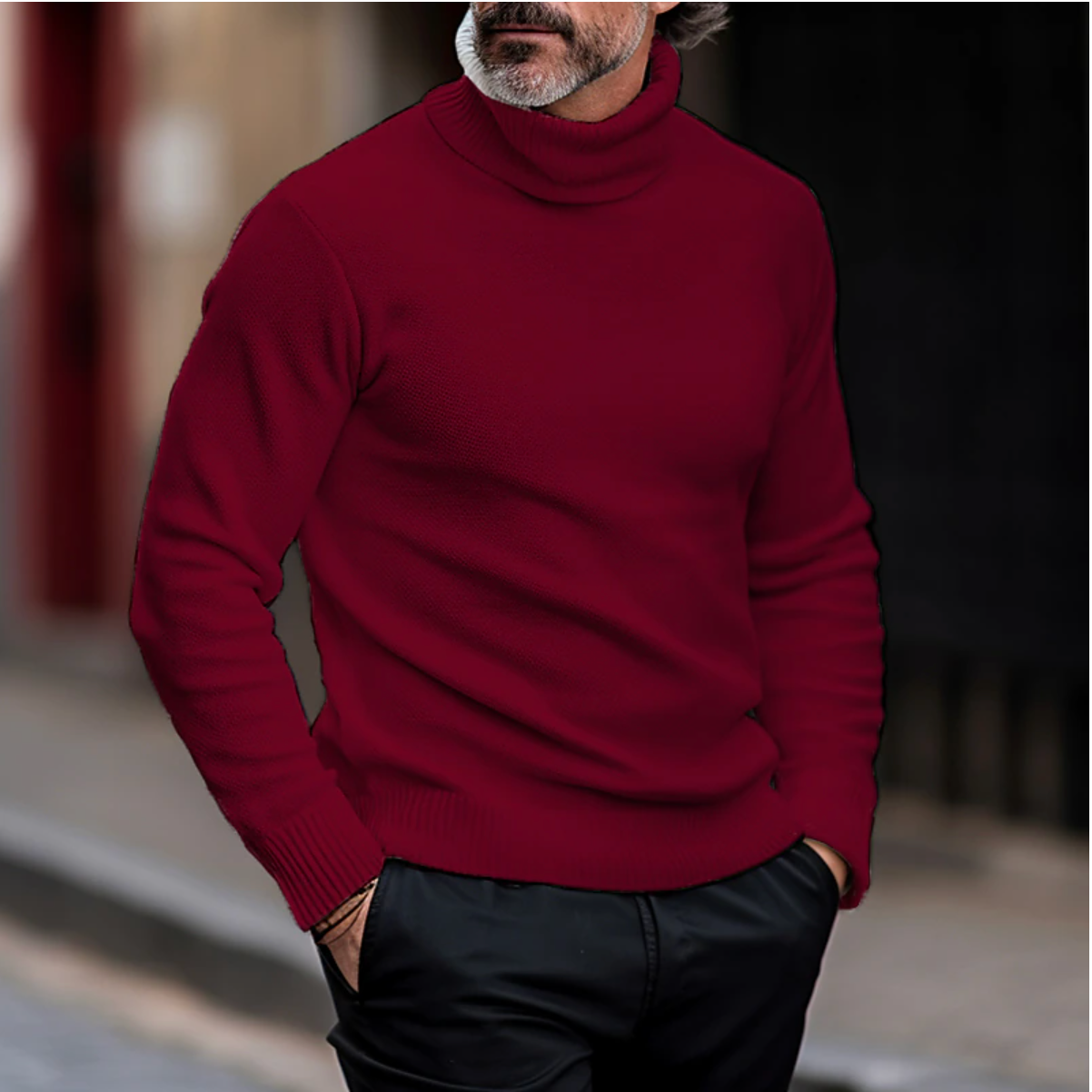 Luca - Stijlvolle Roll-Neck Coltrui