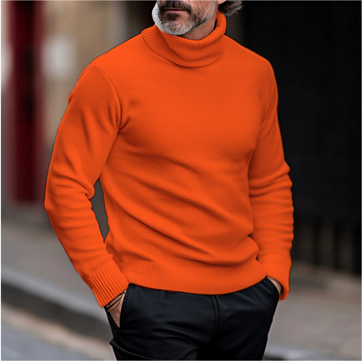 Luca - Stijlvolle Roll-Neck Coltrui