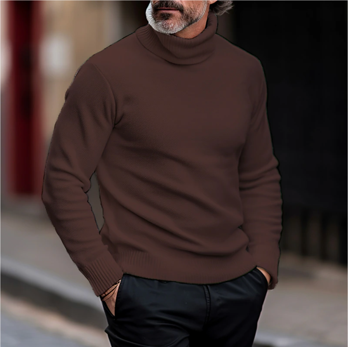 Luca - Stijlvolle Roll-Neck Coltrui
