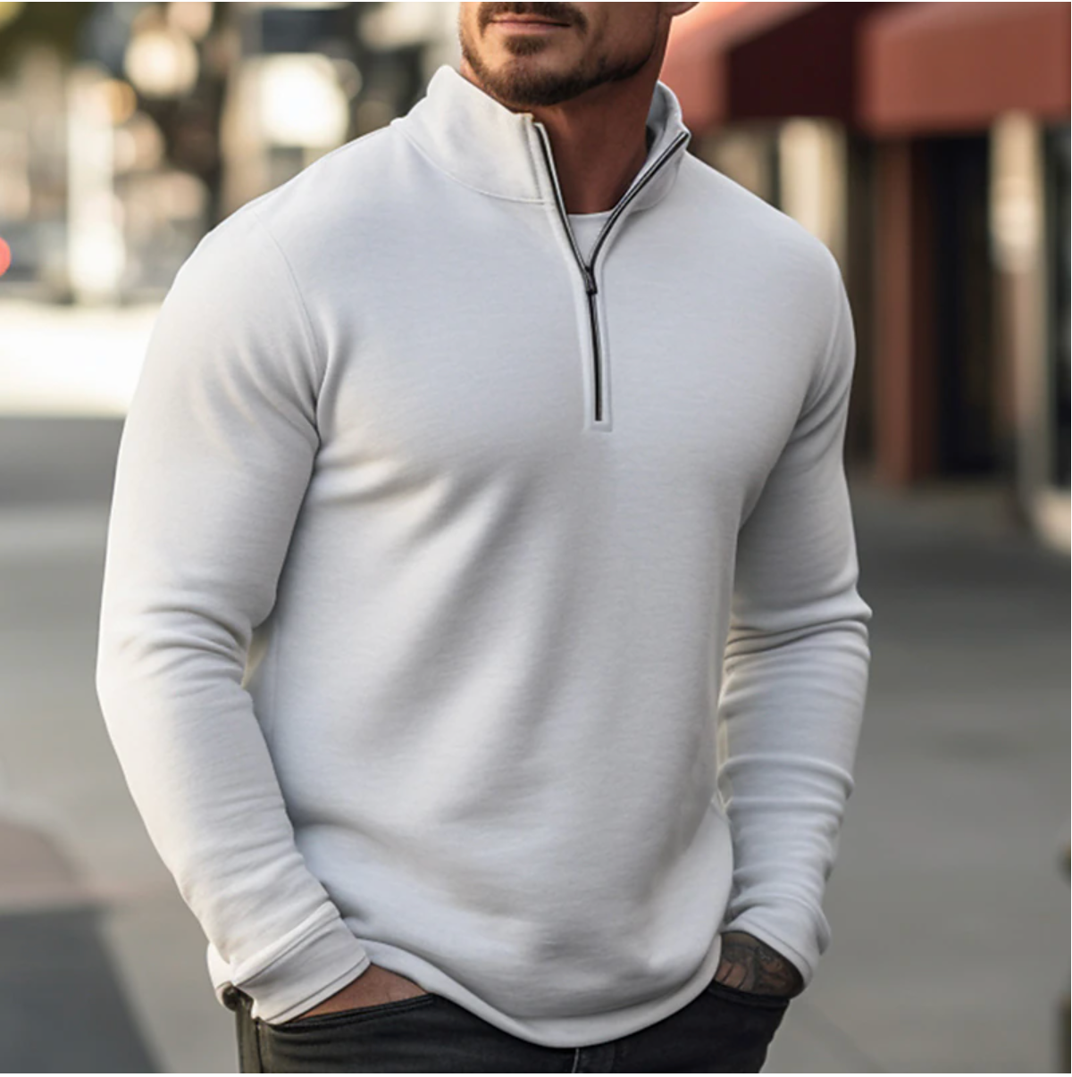 Joris - Stijlvolle Rits Sweater