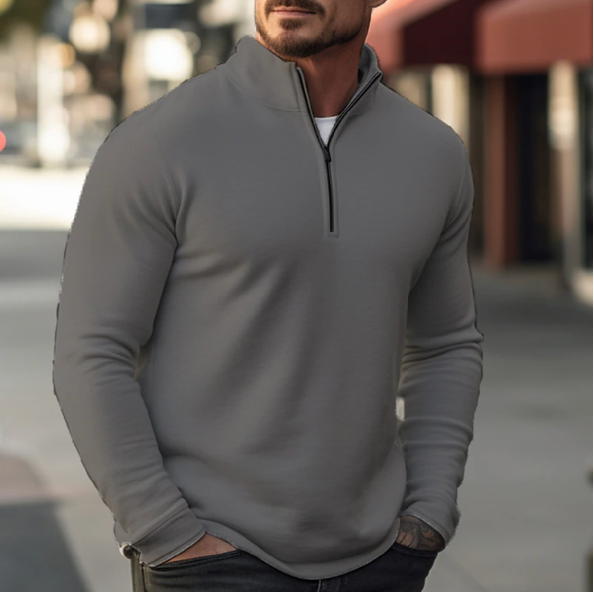 Joris - Stijlvolle Rits Sweater