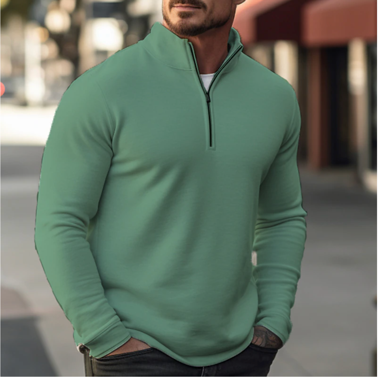 Joris - Stijlvolle Rits Sweater