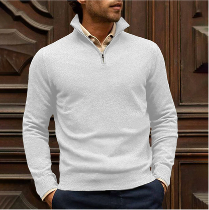 Ruben - Comfortabele Rits Sweatshirt
