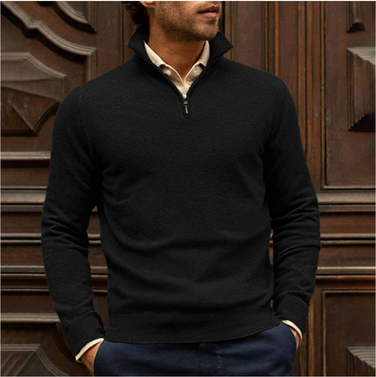 Ruben - Comfortabele Rits Sweatshirt