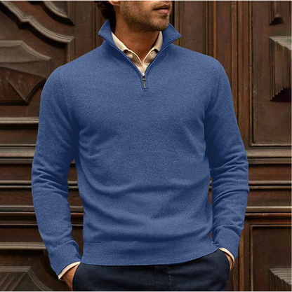 Ruben - Comfortabele Rits Sweatshirt