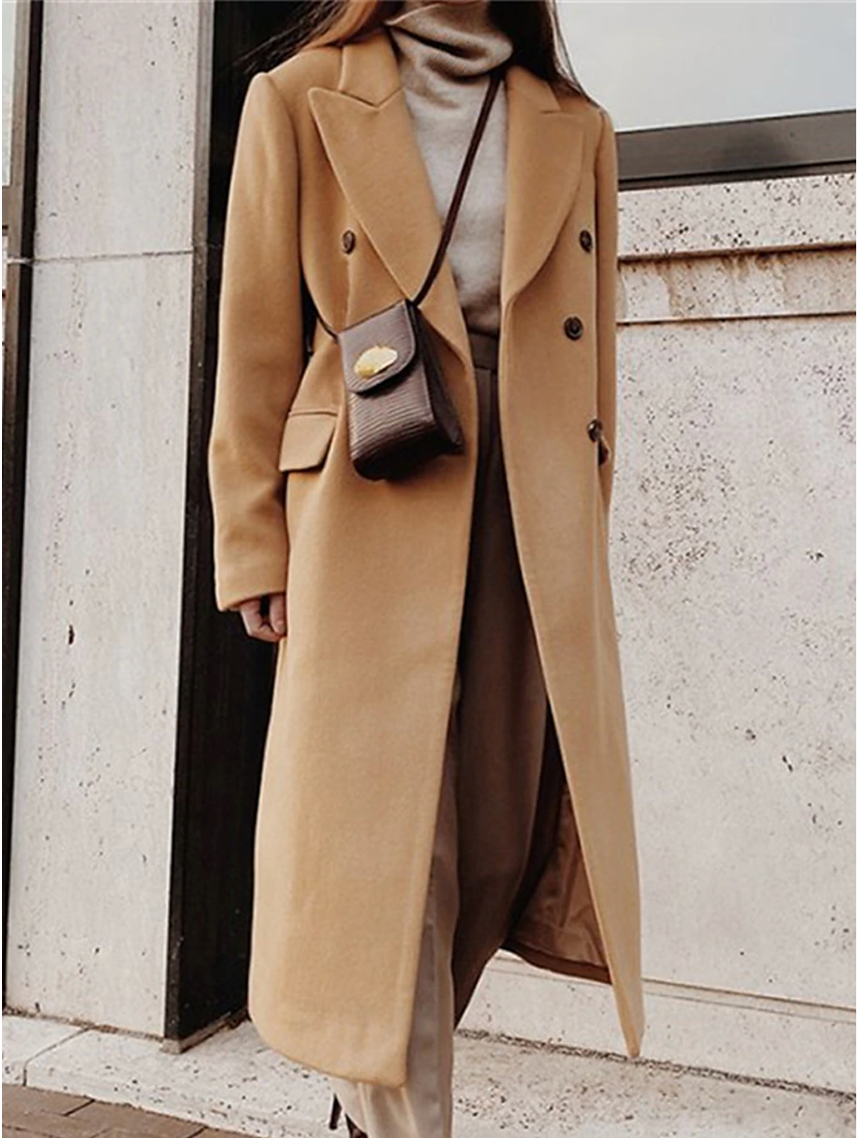 Lara - Stijlvolle Lange Trenchcoat