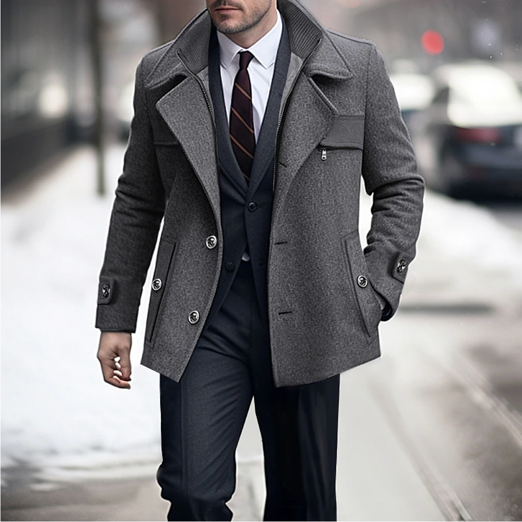 Julian - Elegante Winterjack met Luxe Afwerking