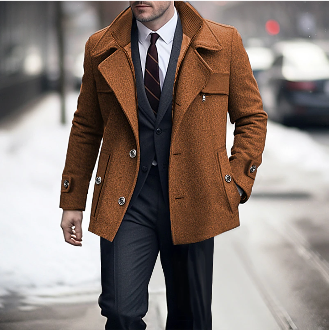 Julian - Elegante Winterjack met Luxe Afwerking