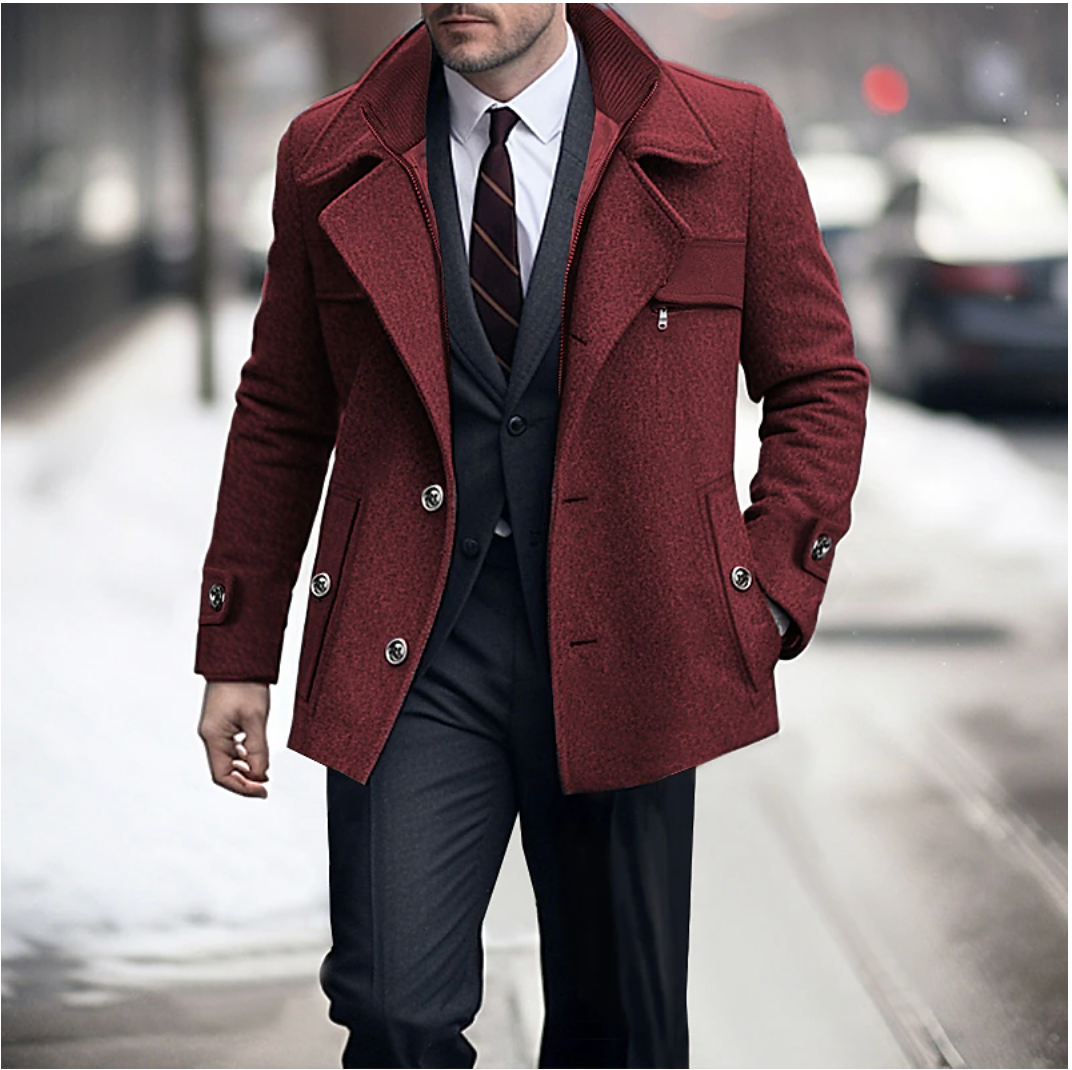Julian - Elegante Winterjack met Luxe Afwerking