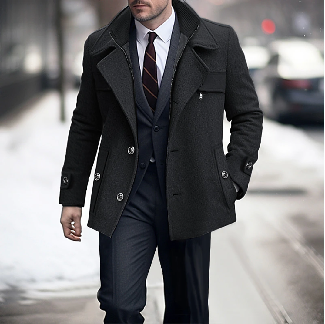 Julian - Elegante Winterjack met Luxe Afwerking