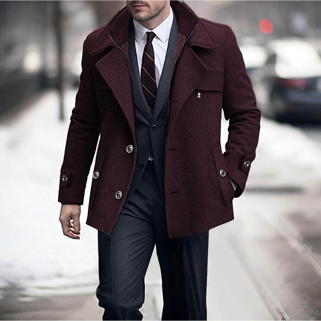 Julian - Elegante Winterjack met Luxe Afwerking