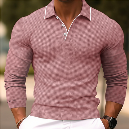 Luca - Stijlvolle Polo Met Lange Mouwen