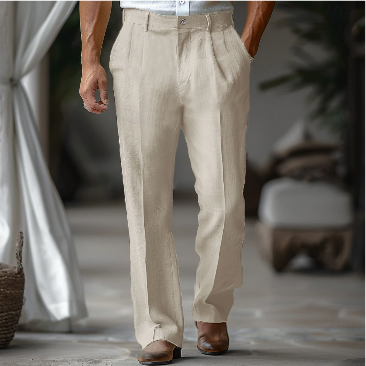 Luca - Comfortabele Linnen Broek