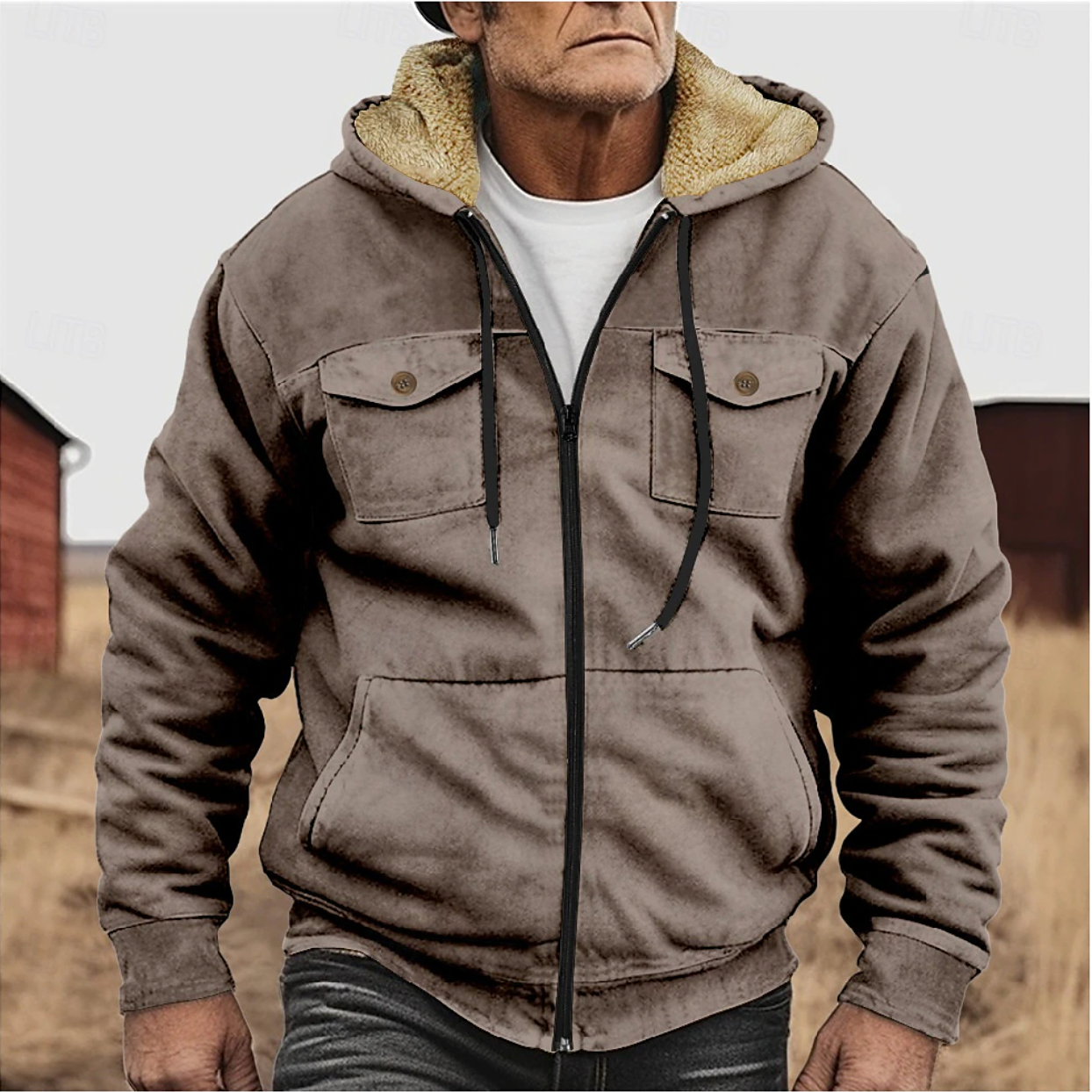 Daan - Luxe Sherpa Fleece Winterjas
