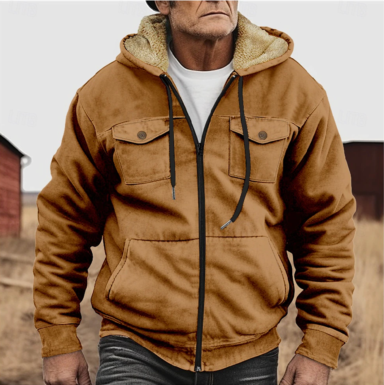 Daan - Luxe Sherpa Fleece Winterjas