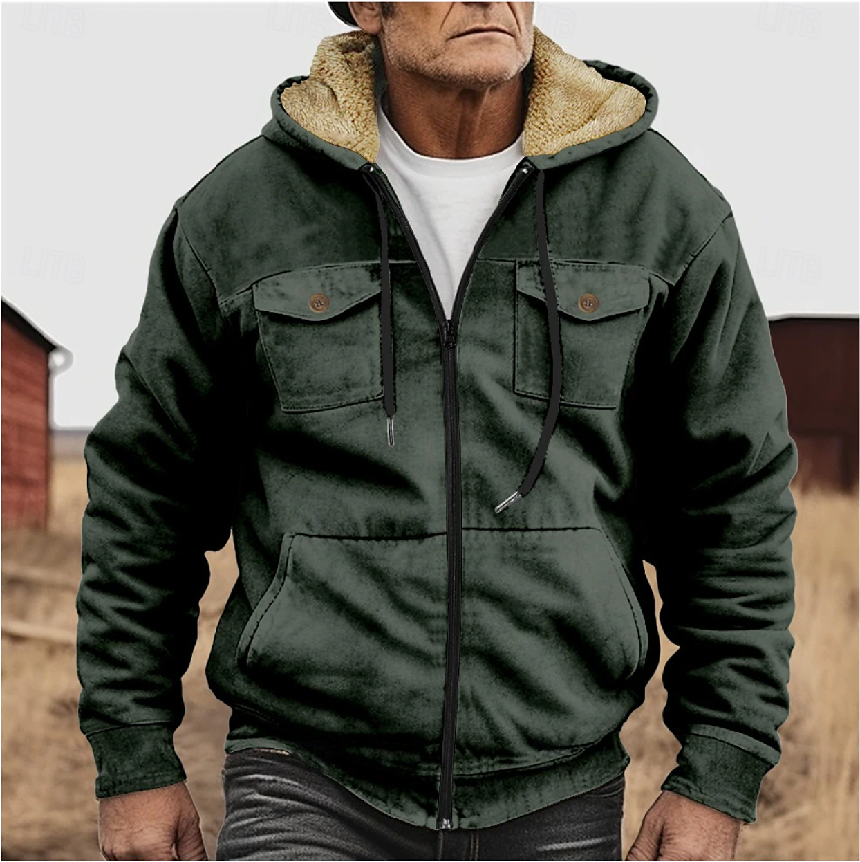 Daan - Luxe Sherpa Fleece Winterjas
