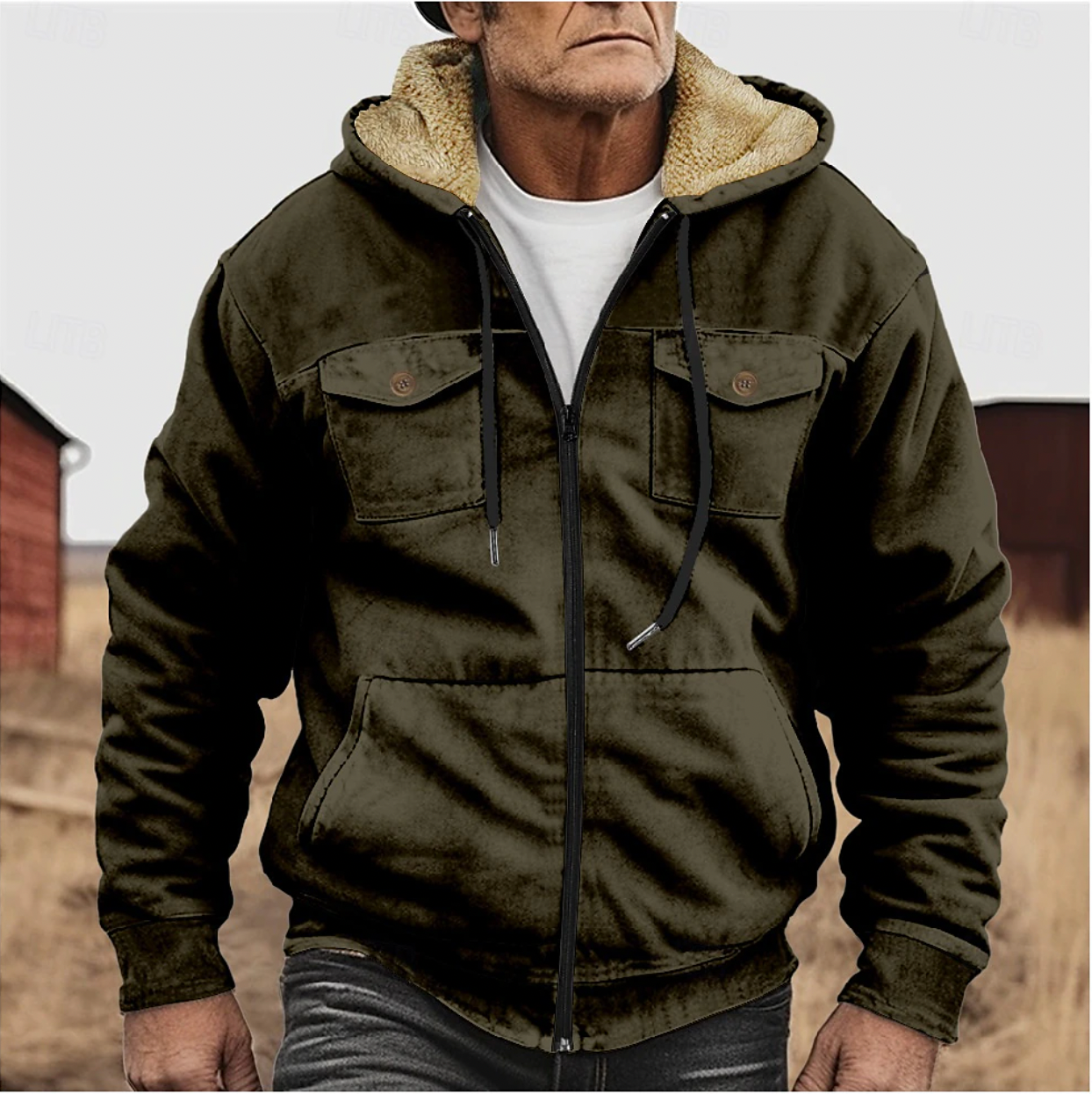 Daan - Luxe Sherpa Fleece Winterjas