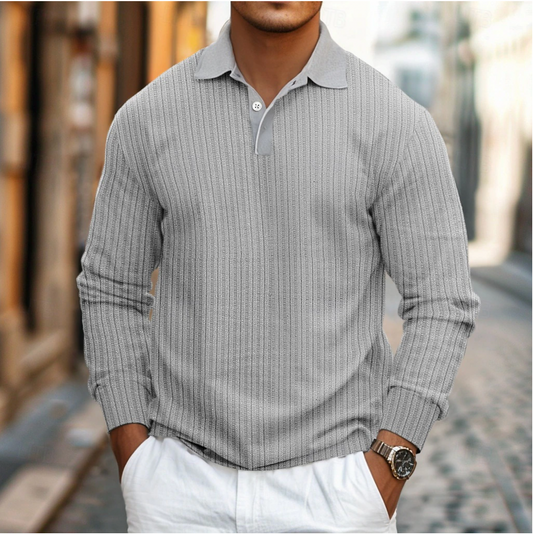 Luca - Elegante Lange Mouwen Polo