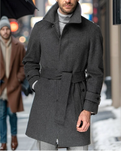 Julian - Elegante Trenchcoat voor de Stijlbewuste Man