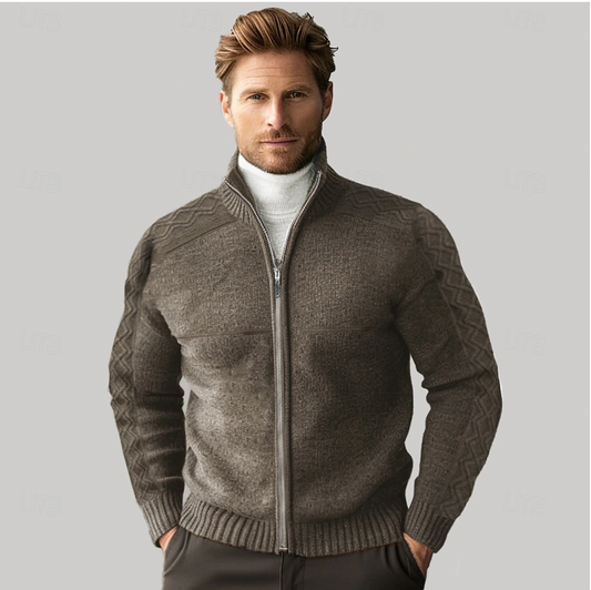 Jasper - Luxe Kasjmier Rits Sweater