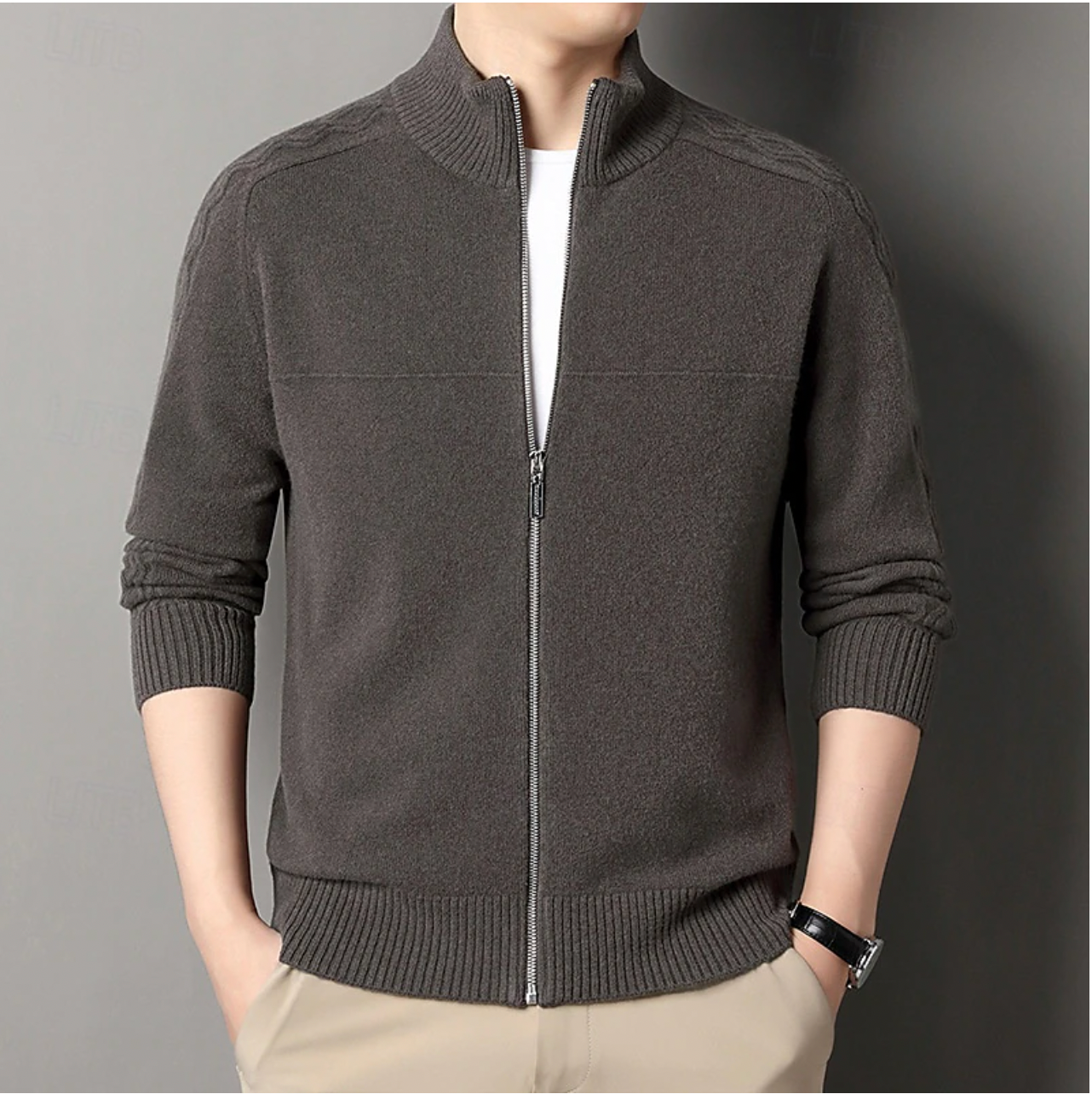 Jasper - Luxe Kasjmier Rits Sweater