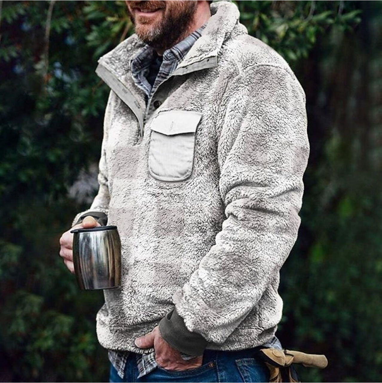 Ruben - Comfortabele Outdoor Fleece Sweater