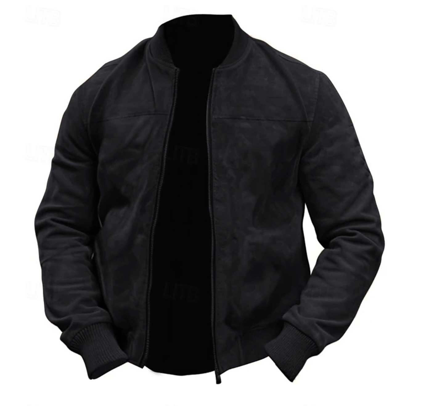Luca - Stijlvolle Lichtgewicht Suede Bomber Jas