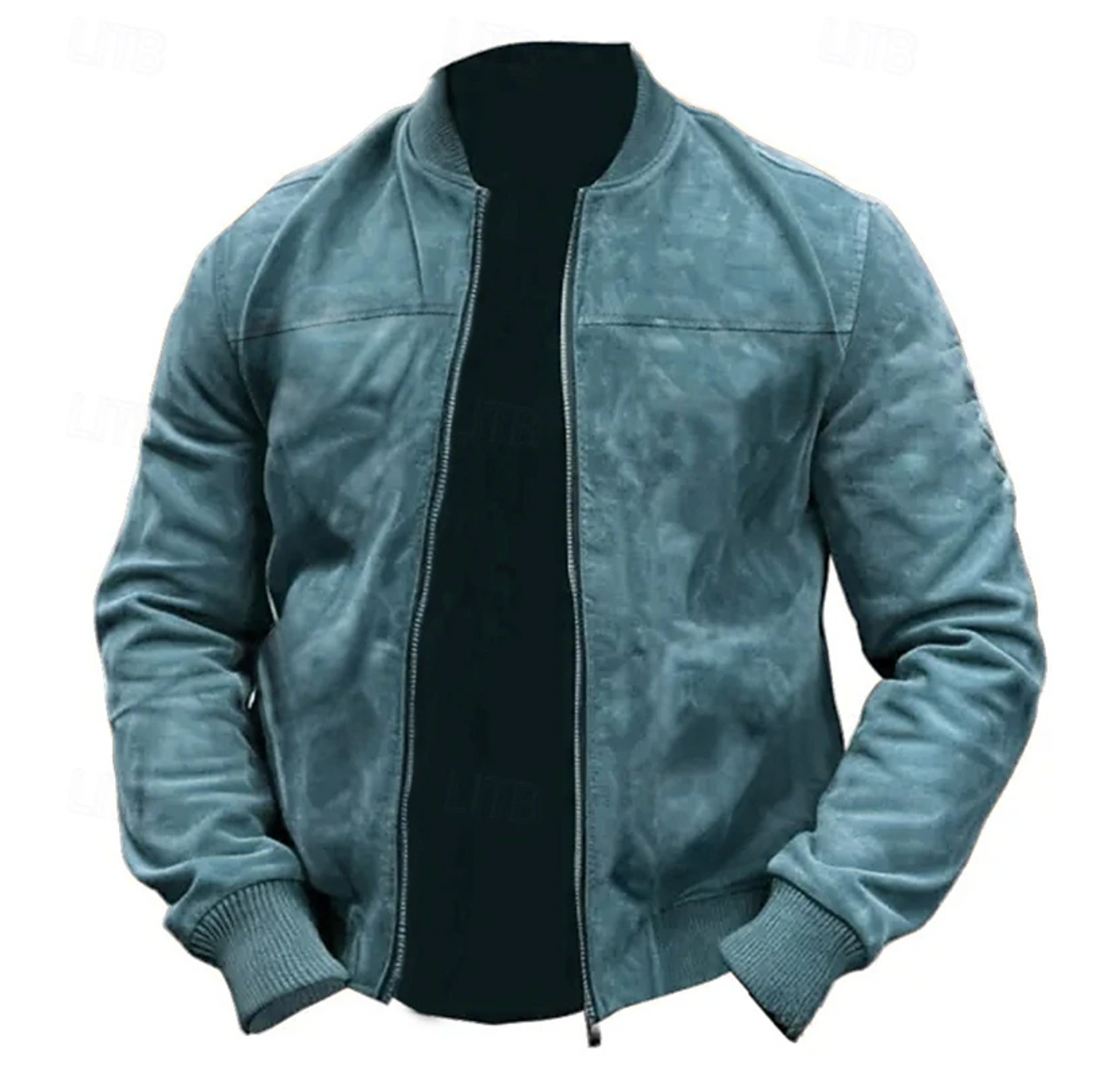 Luca - Stijlvolle Lichtgewicht Suede Bomber Jas