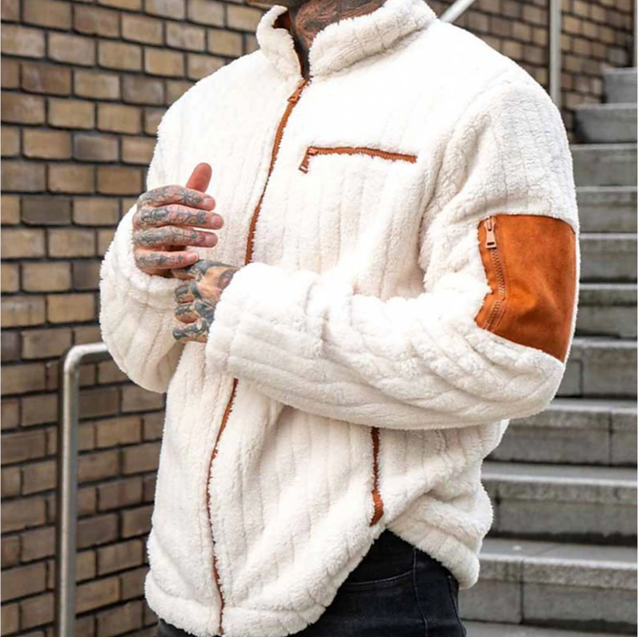 Luca - Luxe Sherpa Winterjas met Capuchon