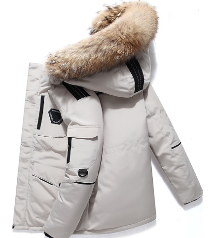 Luca - Stijlvolle Winterjas met Bontcapuchon