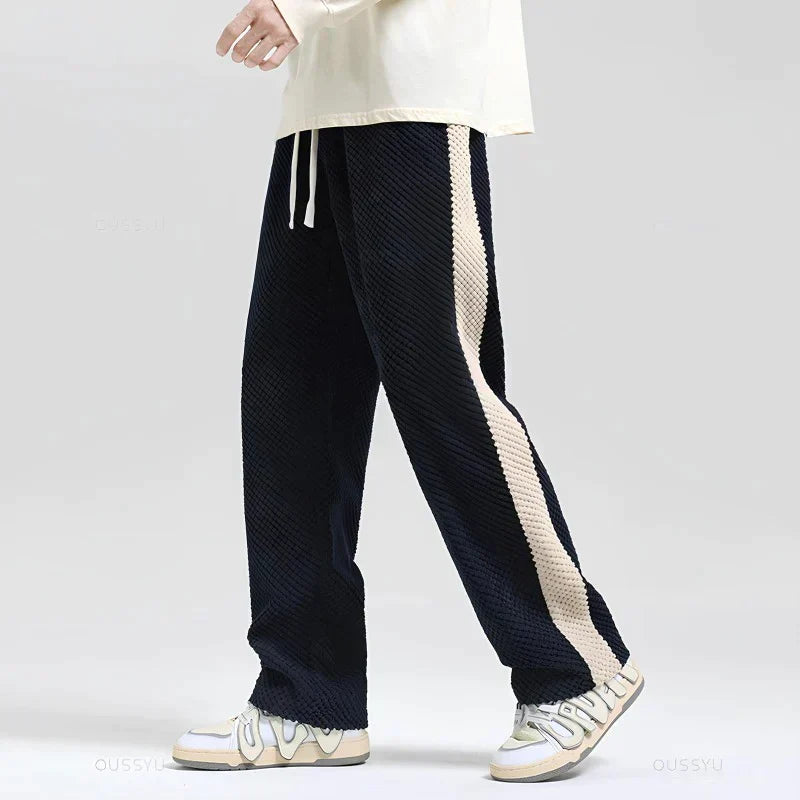 Luca - Modern Gestreepte Joggingbroek