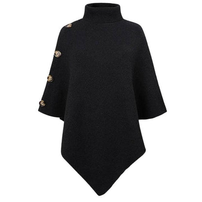Stijlvolle Coltrui Poncho met Zijknopen