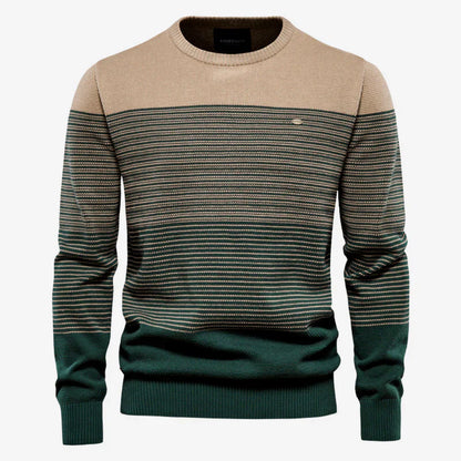 Trendy Multi Gestreepte Trui