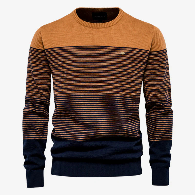 Trendy Multi Gestreepte Trui