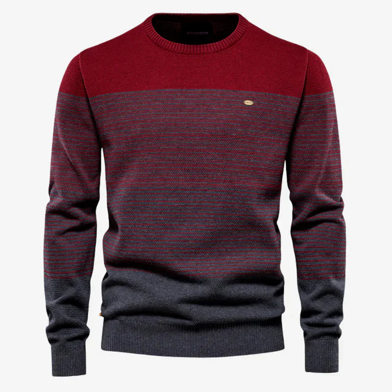 Trendy Multi Gestreepte Trui