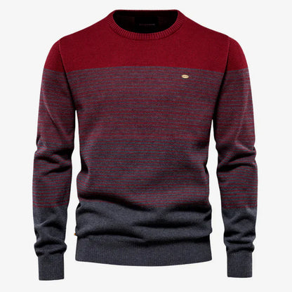 Trendy Multi Gestreepte Trui