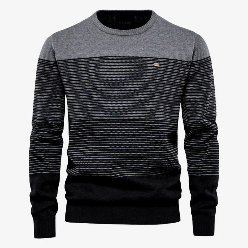 Trendy Multi Gestreepte Trui