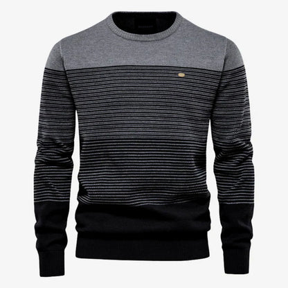 Trendy Multi Gestreepte Trui