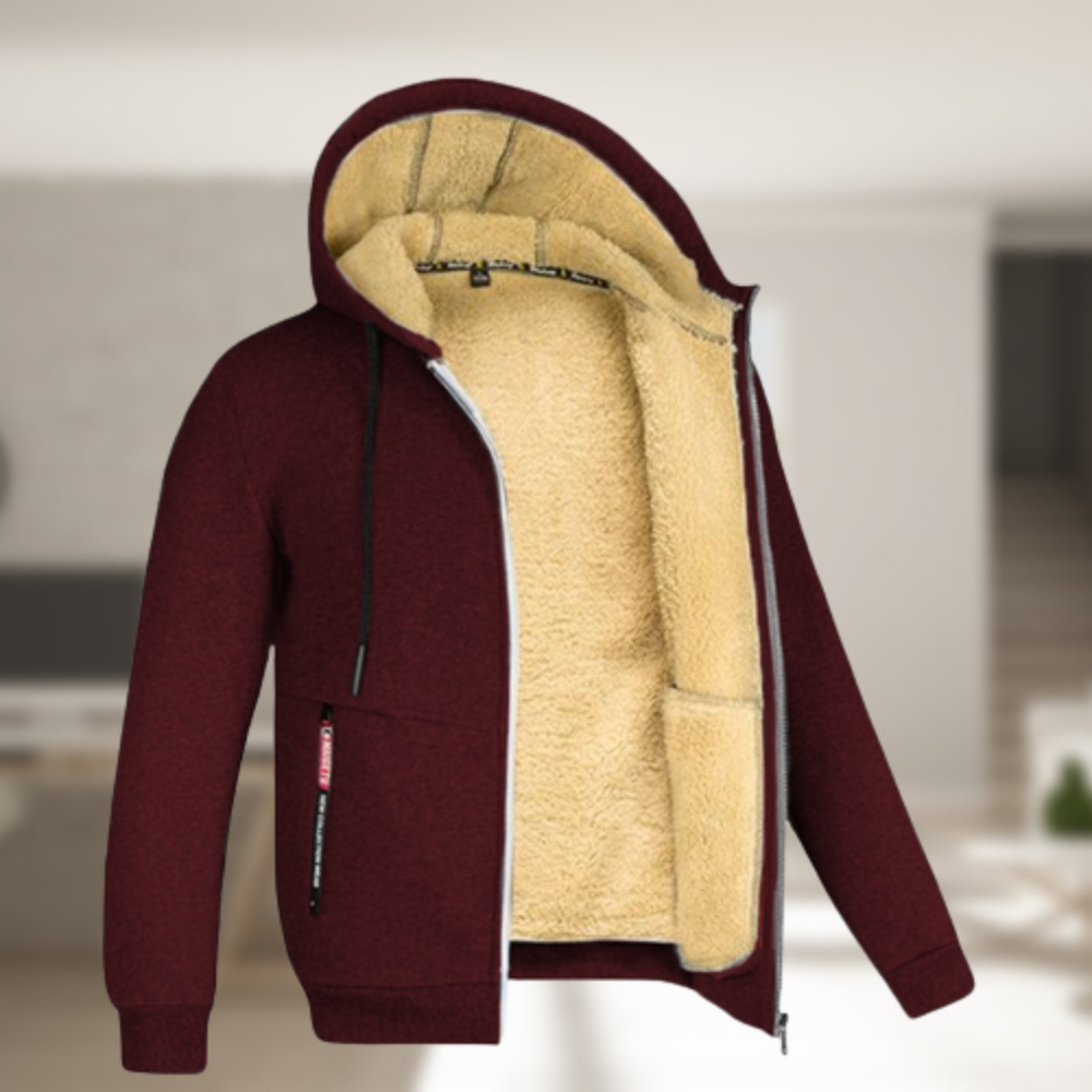 Jasper - Comfortabele Fleece Trui met Ronde Hals