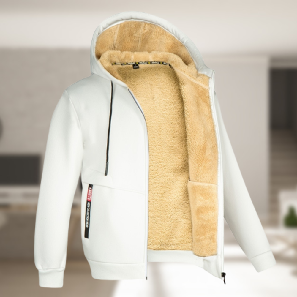 Jasper - Comfortabele Fleece Trui met Ronde Hals
