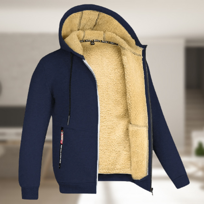 Jasper - Comfortabele Fleece Trui met Ronde Hals