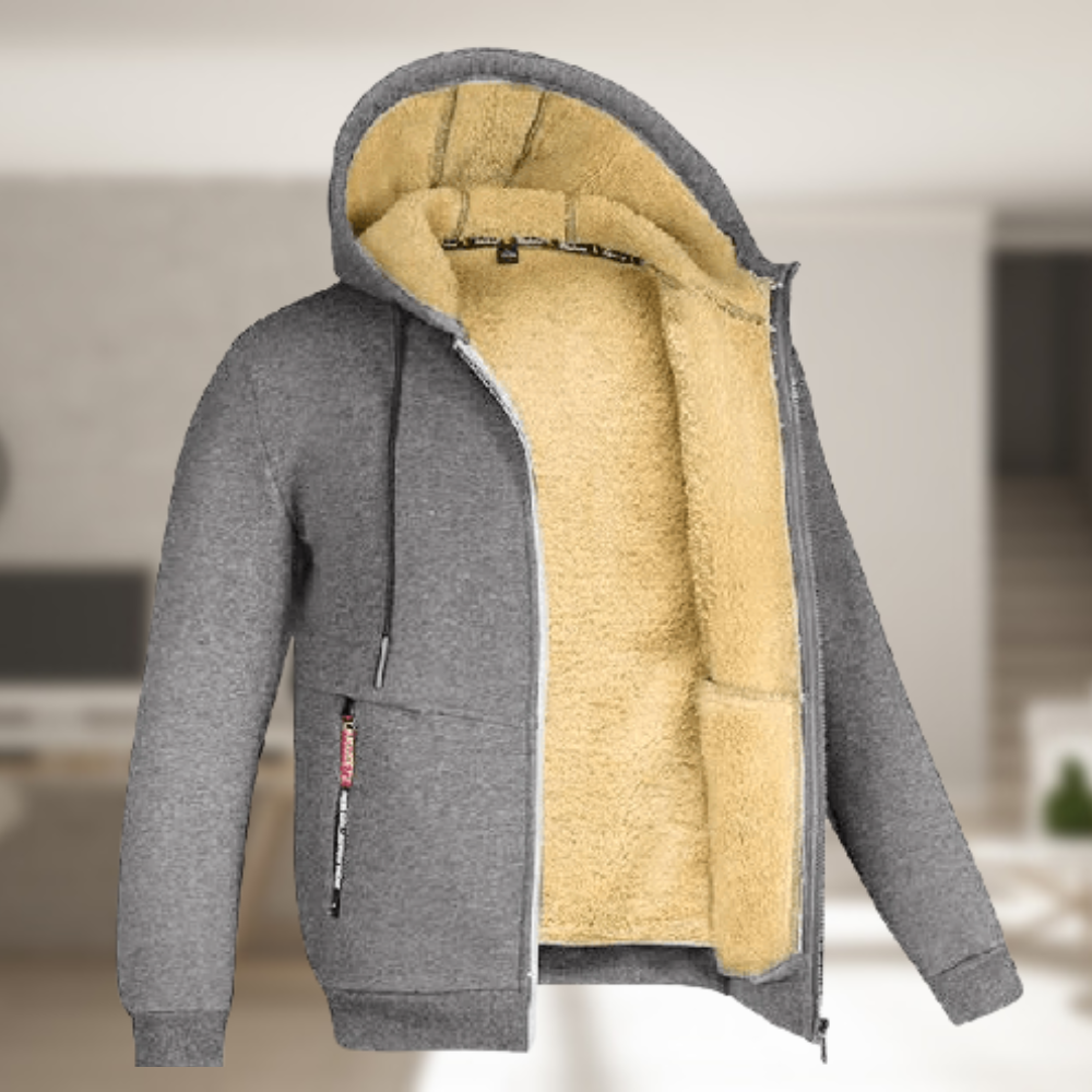 Jasper - Comfortabele Fleece Trui met Ronde Hals