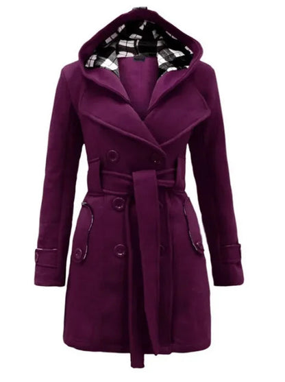 Eva - Luxe Trenchcoat met Verstelbare Taille