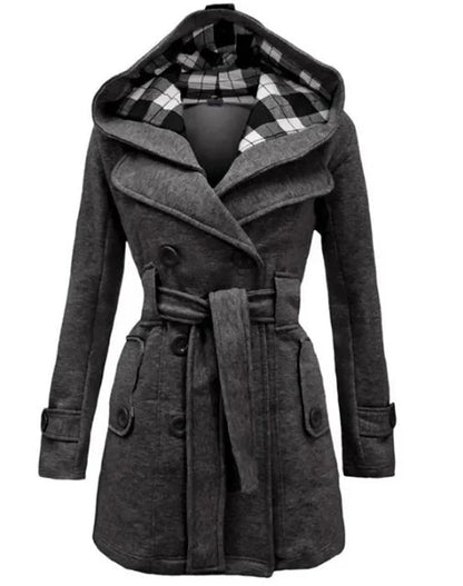 Eva - Luxe Trenchcoat met Verstelbare Taille