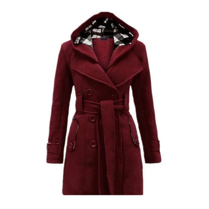 Eva - Luxe Trenchcoat met Verstelbare Taille