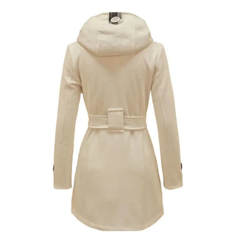 Eva - Luxe Trenchcoat met Verstelbare Taille