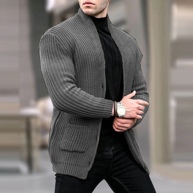 Warm Gebreid Slim-Fit Vest