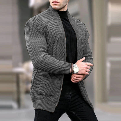 Warm Gebreid Slim-Fit Vest